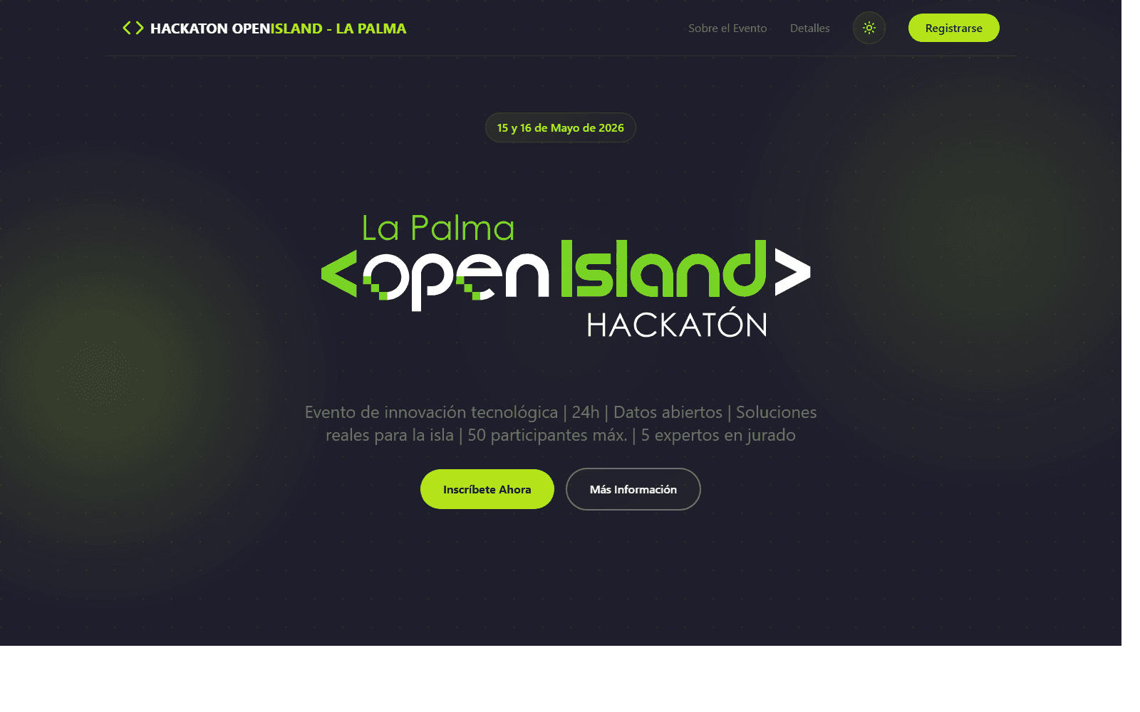 La Palma OpenIsland Hackaton